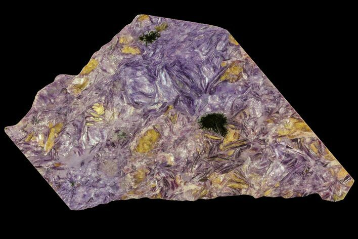 Beautiful, Purple, Polished Charoite Slab - Siberia #93469